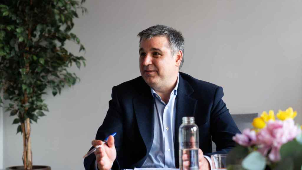 El director del Gremi de Restauració, Roger Pallarols, durante la entrevista con Metrópoli