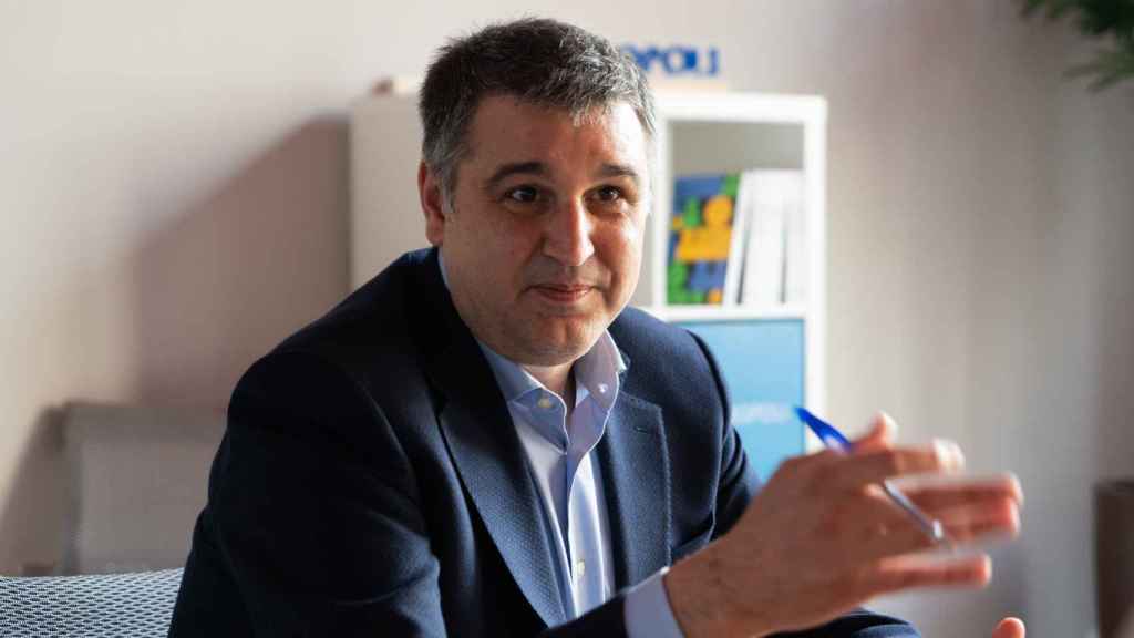 El director del Gremi de Restauració, Roger Pallarols, durante la entrevista con Metrópoli