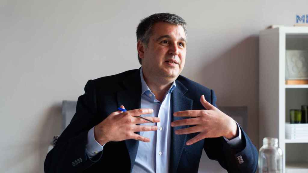 El director del Gremi de Restauració, Roger Pallarols, durant l'entrevista amb Metròpoli