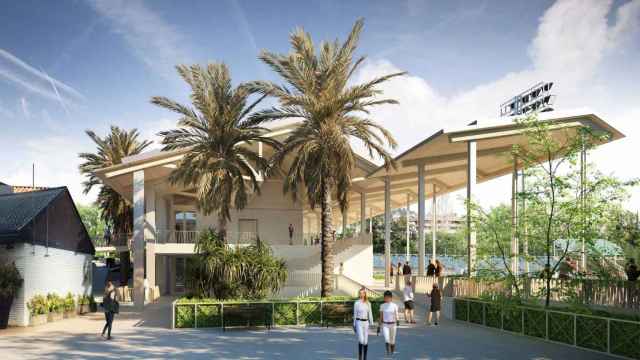 El nuevo gimnasio y la tribuna hípica del RC de Polo de Barcelona