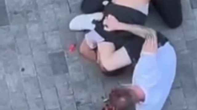 Captura de pantalla del vídeo de la agresión