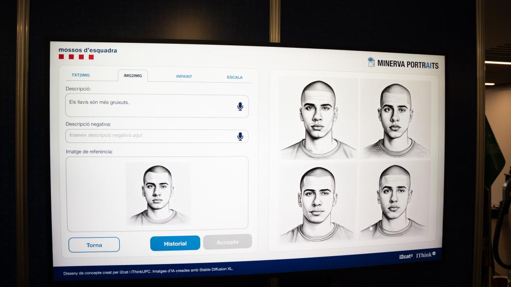 Programa 'Minerva Portrait' de Mossos d'Esquadra