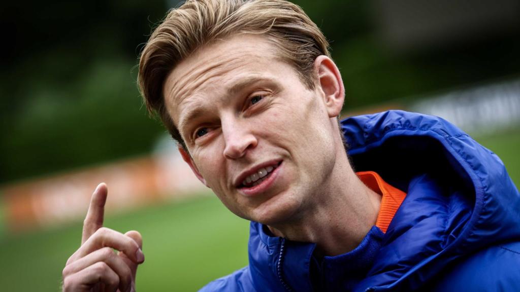 Frenkie de Jong, en la concentración de Países Bajos para la Eurocopa