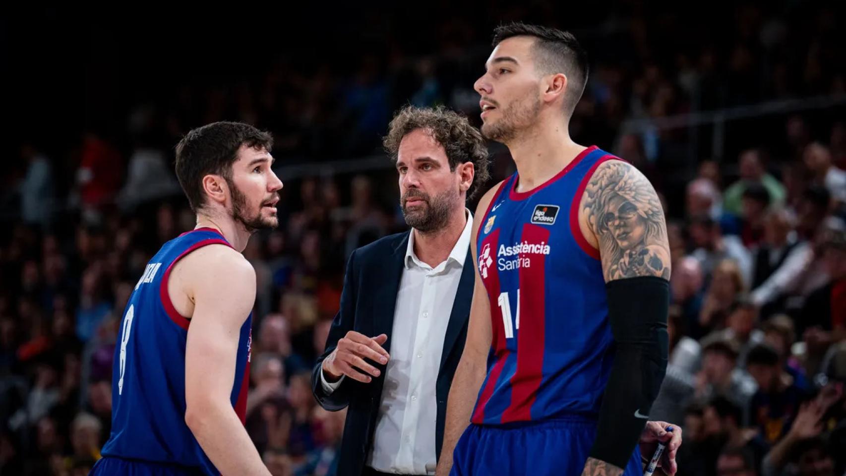 Roger Grimau, Darío Brizuela y Willy Hernangómez