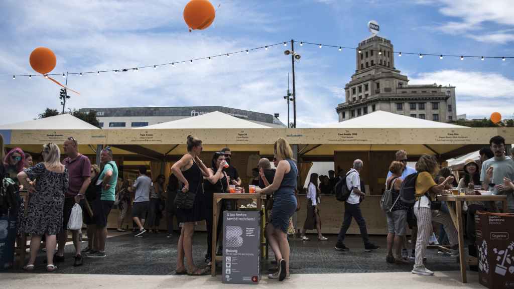 Ambient del Tast a La Rambla en una imatge d’arxiu