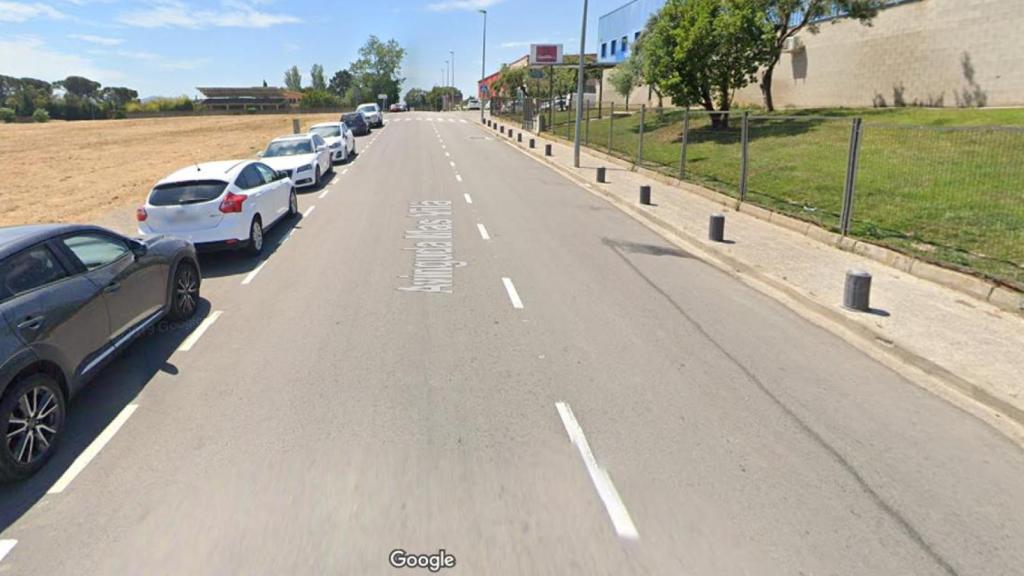 Imagen del polígono de Riudellots de la Selva donde ocurrió el tiroteo mortal