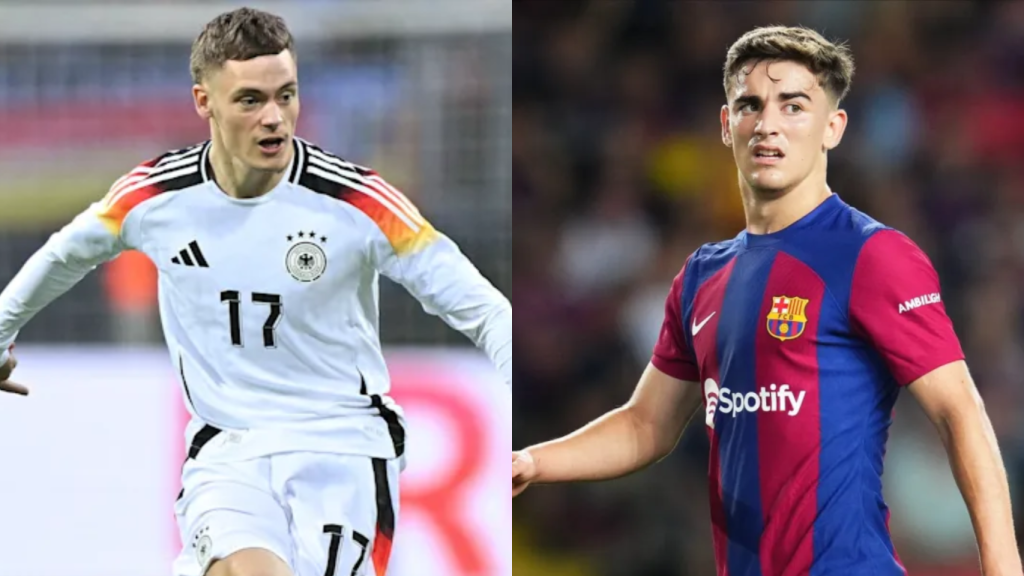 Florian Wirtz y Gavi en un fotomontaje