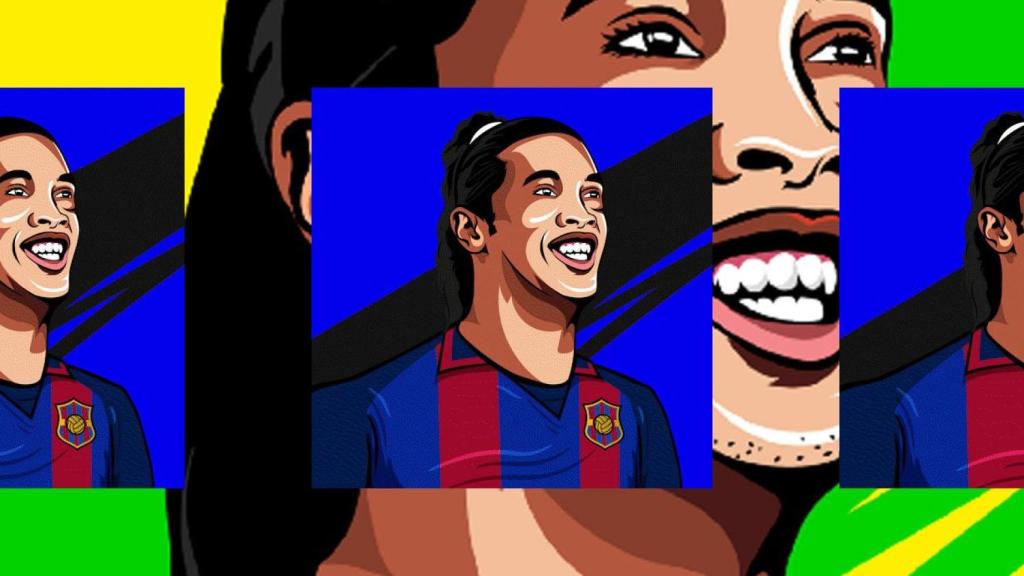 Imagen de los NFT de Ronaldinho, denunciados en el juzgado