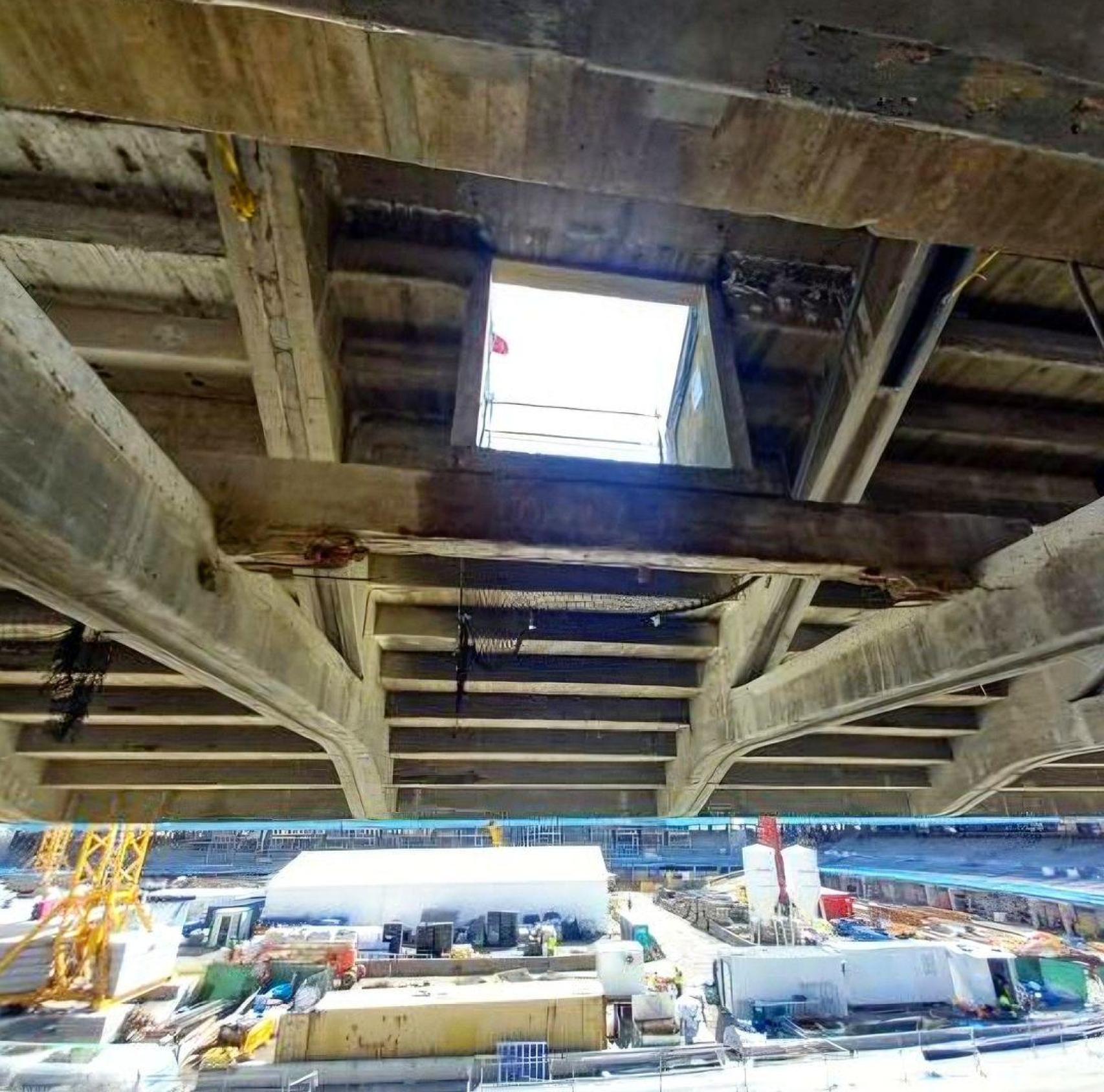 La imagen filtrada de las obras internas del nuevo Camp Nou (1)