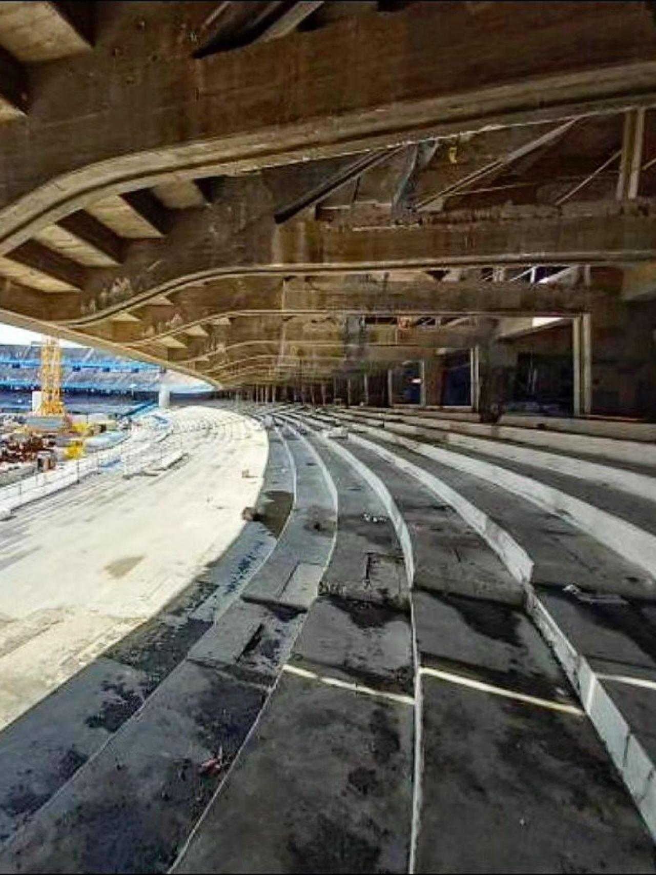 La imagen filtrada de las obras internas del nuevo Camp Nou (3)