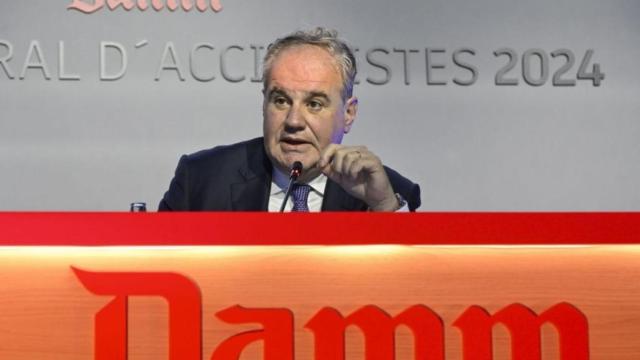 Demetrio Carceller Arce, durante la Junta de Accionistas de Damm