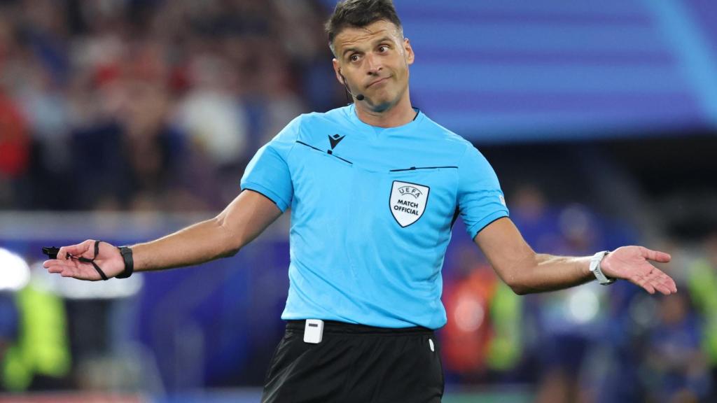 Jesús Gil Manzano, árbitro principal del partido Austria-Francia de la Eurocopa
