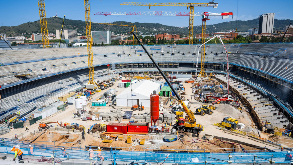 Vista interior del nuevo Camp Nou