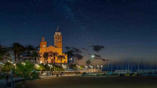 Imagen de la playa de Sitges
