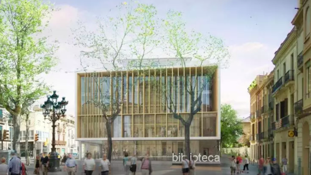 Render de la nueva biblioteca de Sarrià