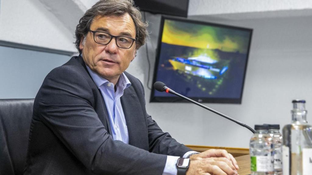 Raul Sanllehí, durante un acto