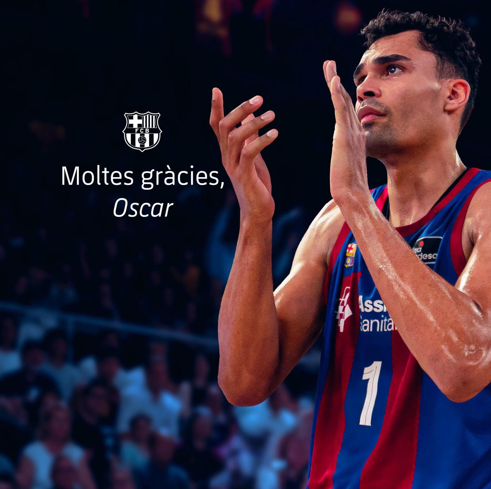 El Barça de basket corta a Oscar Da Silva