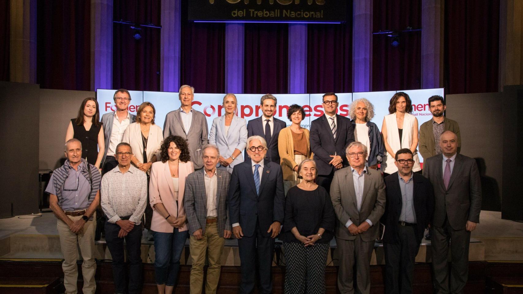 Participantes en la jornada ‘Compromesos’ de Foment