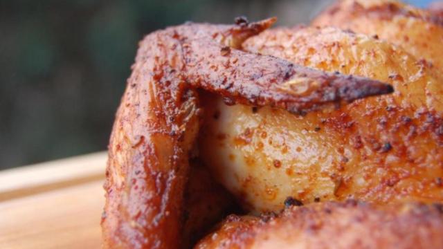 El pollo a l'ast de Cal Sagristà