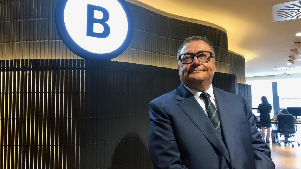 Ramon Asenjo Bosch, nuevo presidente de Barcelona Global, en la sede de la entidad