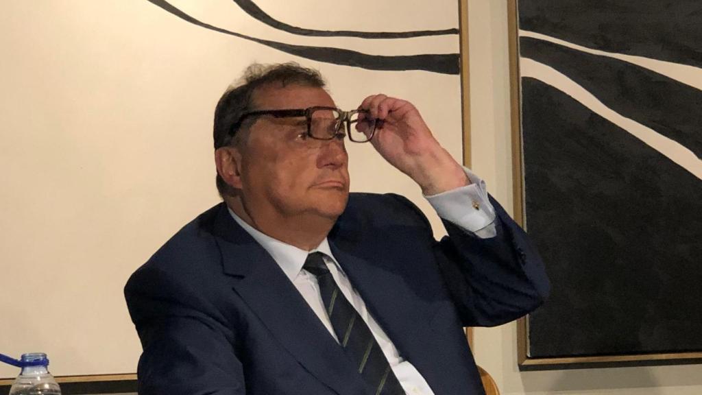 Ramon Asenjo, con sus gafas, en Barcelona Global