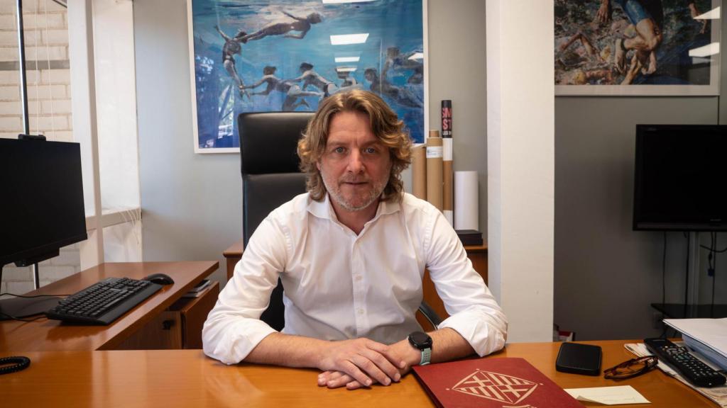 El concejal de Deportes del Ayuntamiento de Barcelona, David Escudé