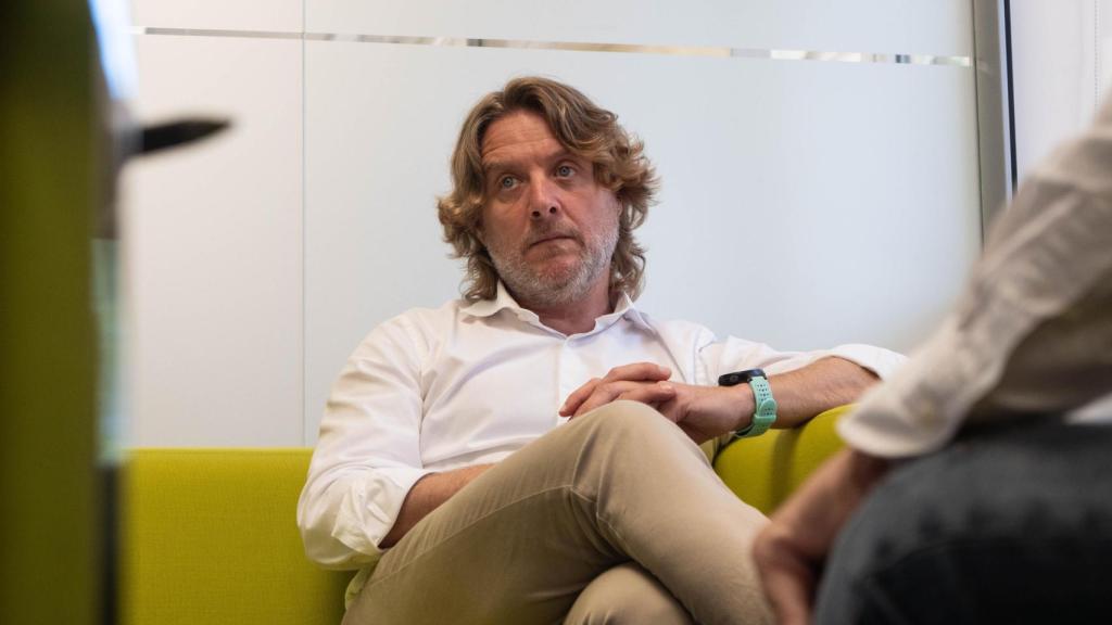 David Escudé durante una entrevista con Metrópoli