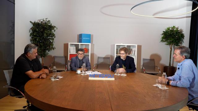 Vicenç Gràcia, Manel Manchón, Jorge Guillen y Fernando Hermosilla, en 'Metrópoli'
