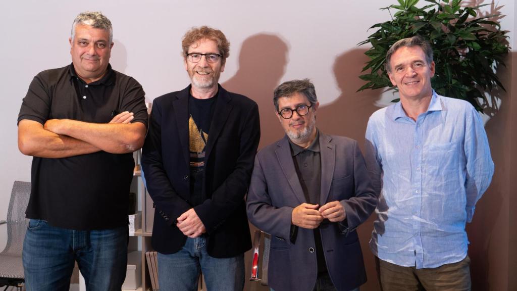 Vicenç Gràcia, Jorge Guillen, Manel Manchón y Fernando Hermosilla, en 'Metrópoli'