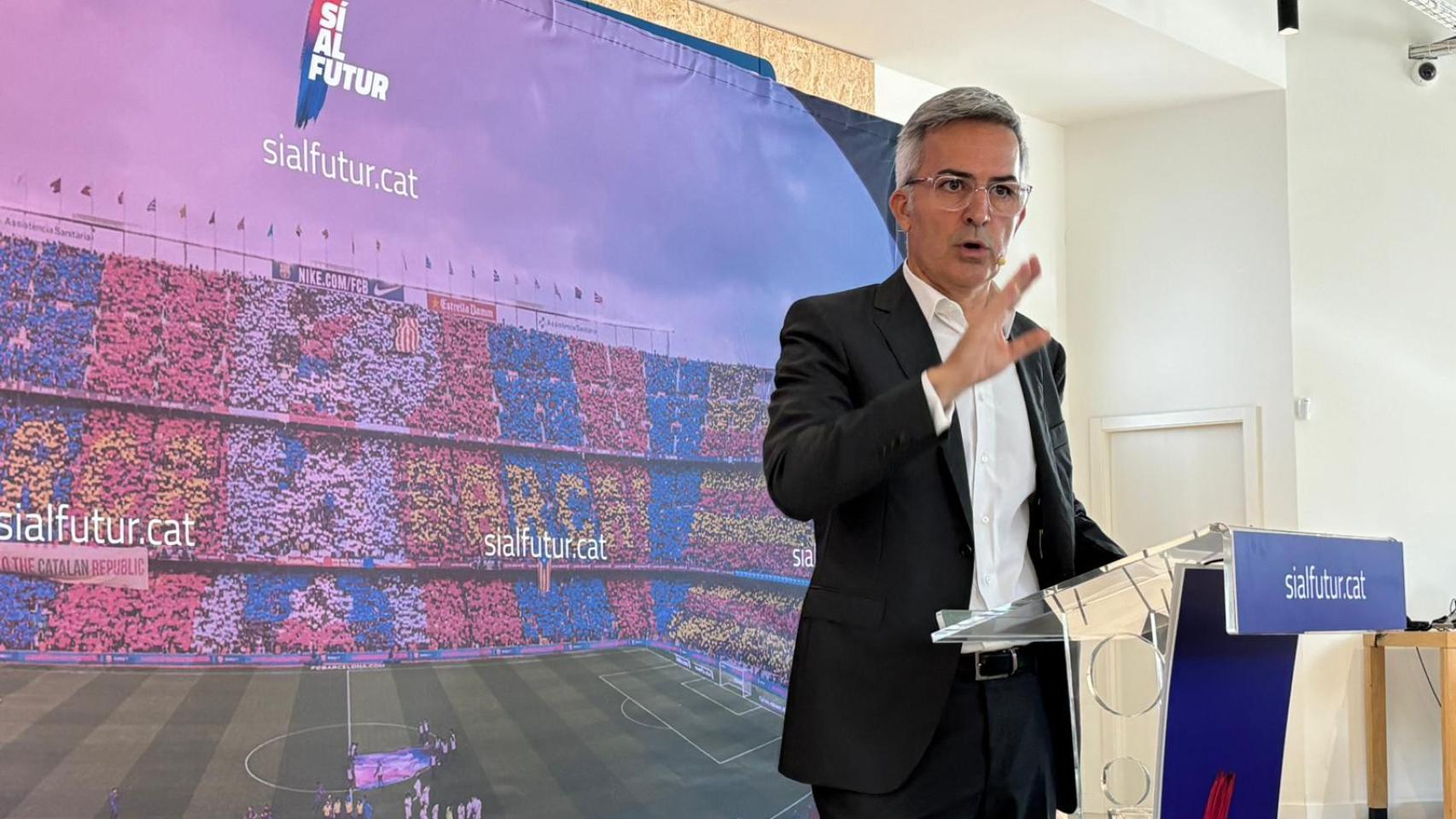 Víctor Font juega al despiste con el voto de censura contra Laporta