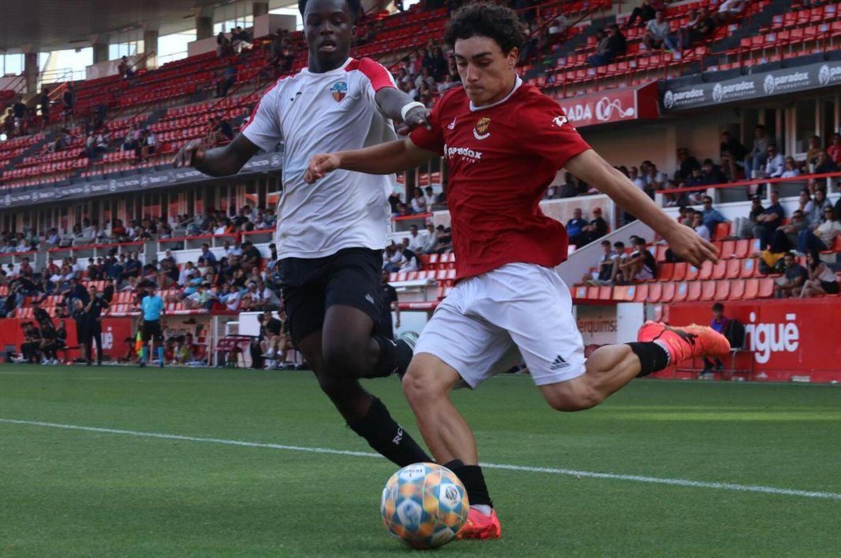 Jan Virgili, juvenil del Nàstic a punto de fichar por el Barça