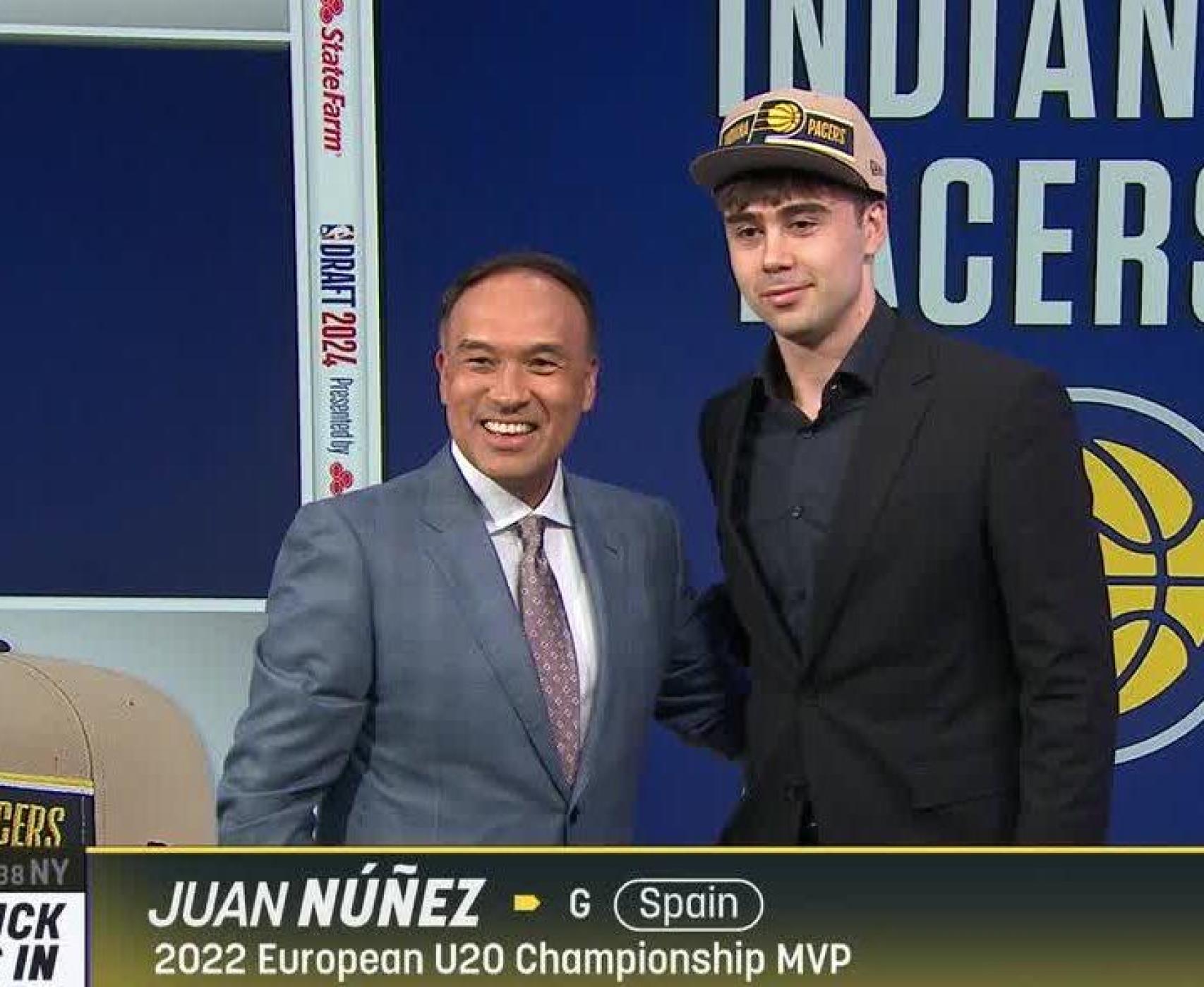 Los Indiana Pacers escogen a Juan Núñez