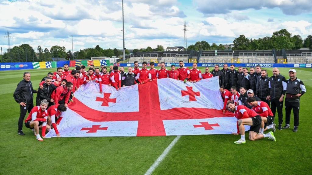 Entrenamiento de Georgia en la Eurocopa