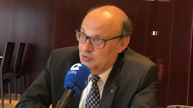 Xavier Panés, presidente de Cecot, en la entrevista en la Cadena Cope