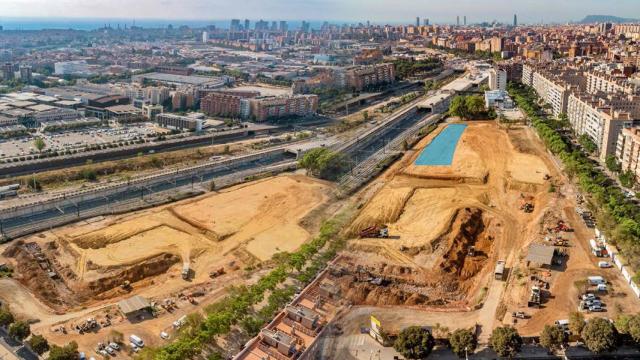 Los terrenos de la Sagrera donde Grífols está haciendo negocios