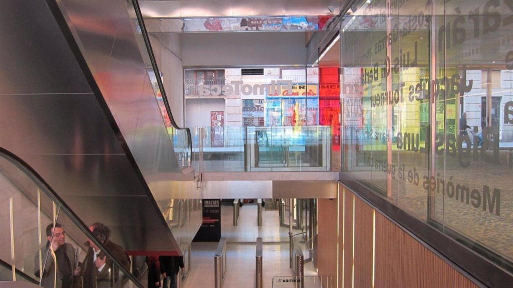 Interior de la Filmoteca de Catalunya