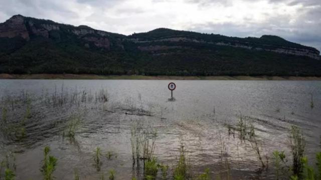 El pantano de Sau a fecha del 22 de junio de 2024