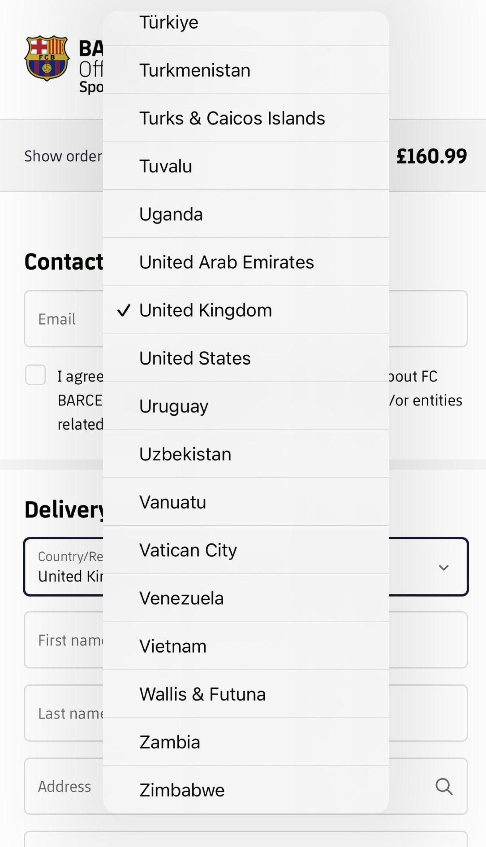 El Barça habilita los envíos de sus productos fuera de Europa