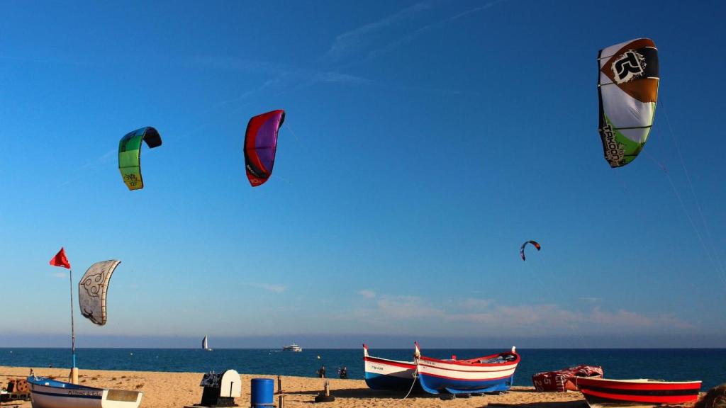La platja de Malgrat de Mar en una imatge d'arxiu