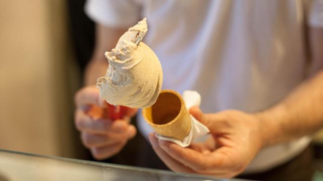 Helado de DelaCrem en Barcelona