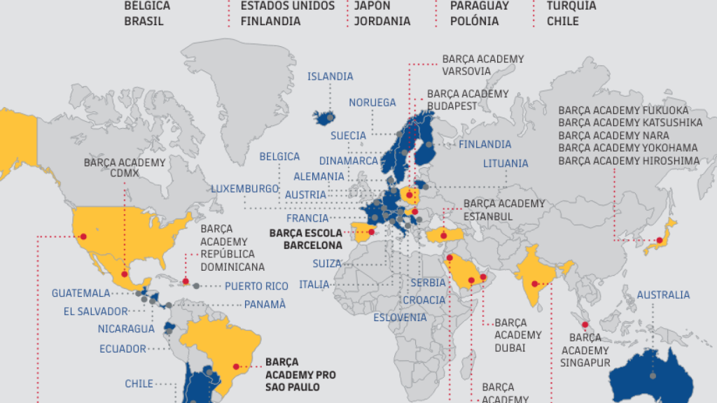 Las Barça Academy de todo el mundo en el año 2024