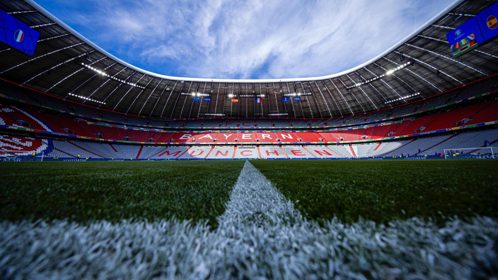El Allianz Arena, estadio de las semifinales de la Eurocopa España-Francia