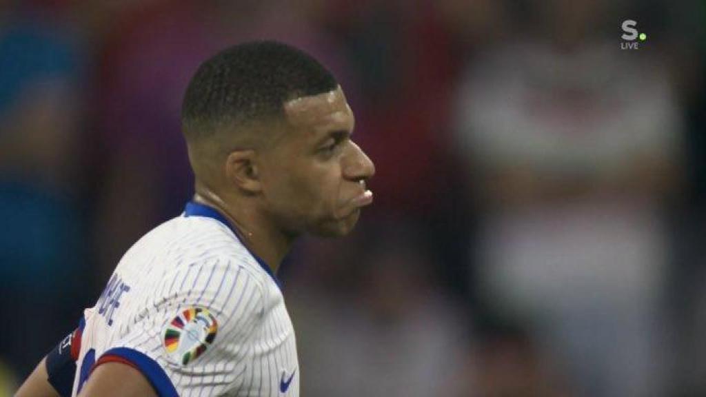 Reacción de Kylian Mbappé al gol de Lamine Yamal