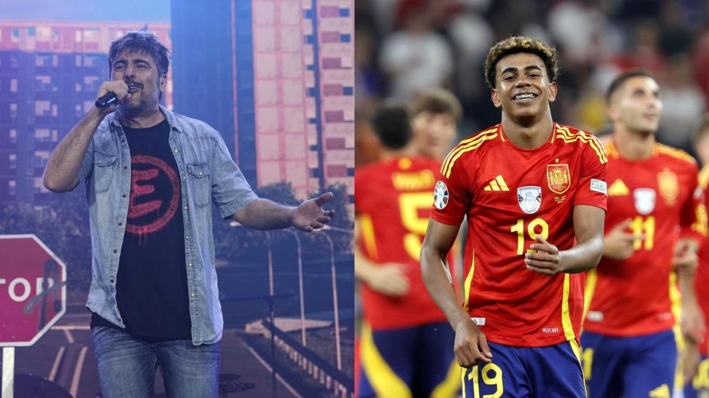 Estopa y Lamine Yamal, en un fotomontaje