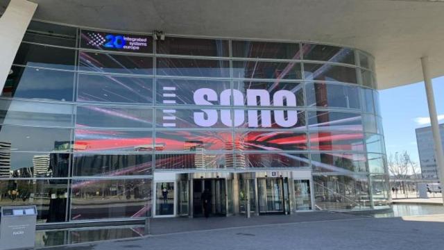 La pantalla gigante de la Fira para ver la Eurocopa