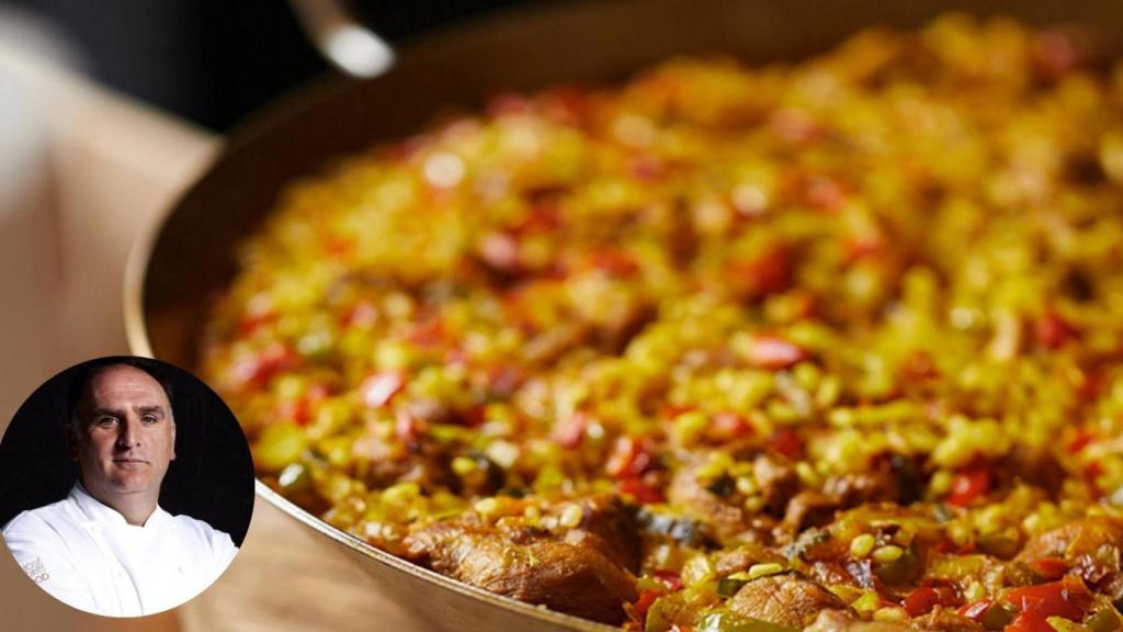Creación de una paella y José Andrés