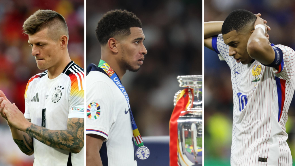 Toni Kroos, Jude Bellingham y Kylian Mbappé, eliminados por España en la Euro 24
