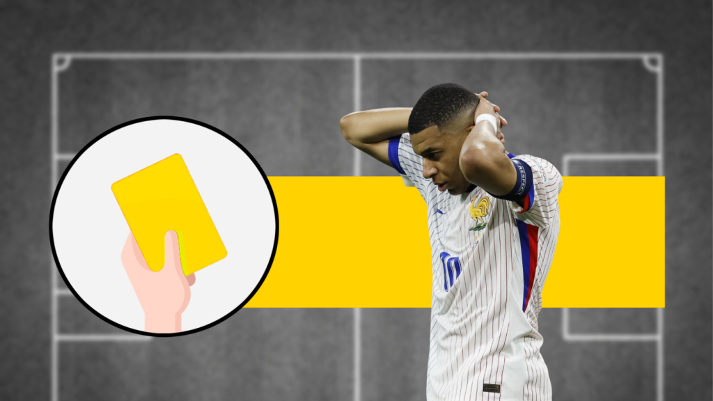 Tarjeta amarilla: Kylian Mbappé