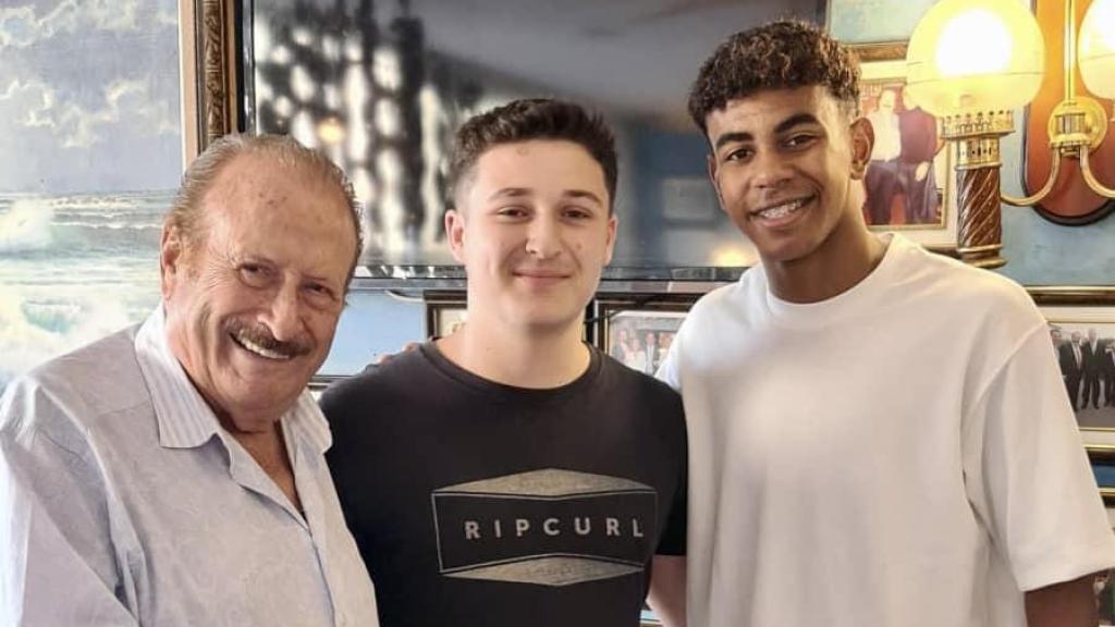 Lamine Yamal en el restaurante Salamanca de Barcelona