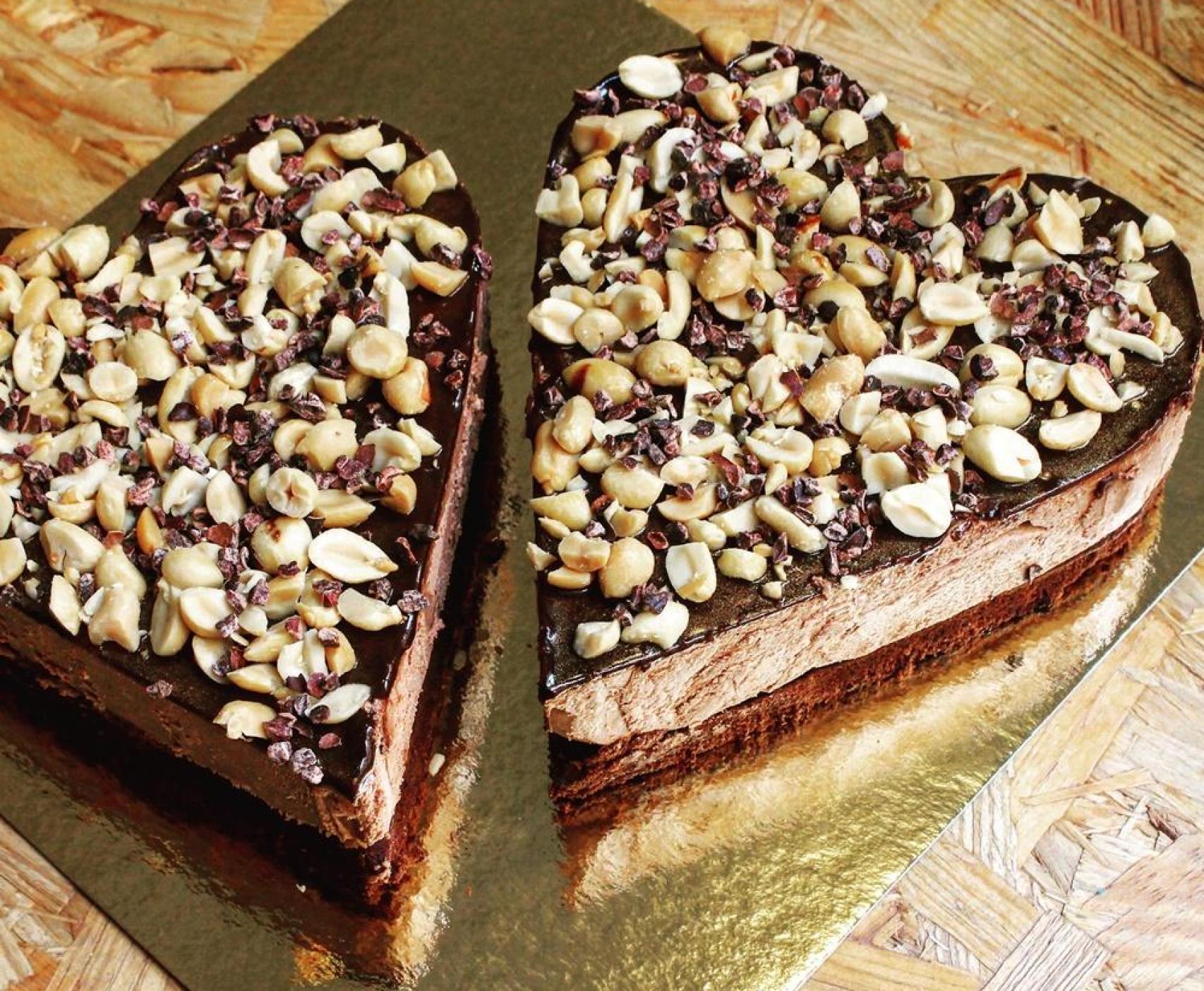 Tarta de chocolate vegana